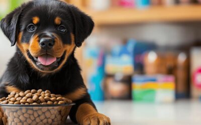 Understanding nutrition needs for rottweiler puppies